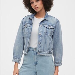 GAP Light Blue Jean Jacket for Women